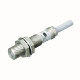 Proximity sensor, inductive, stainless steel face & body, long body, M