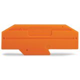 End plate 2 mm thick orange
