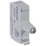 Osmoz electrical block - for illuminated head - white - 48 V~/=