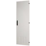 Section wide door, ventilated, right, HxW=2000x800mm, IP42, grey