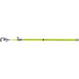 Telescopic earthing stick L 2875-5200mm w. fixed phase screw clamp