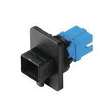 FO connector, IP67, Connection 1: SC, Connection 2: SCRJ, Singlemode