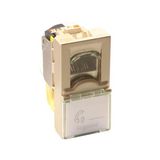 Arteor™ - RJ45 socket category 6A UTP 1 module LCS2 Champagne