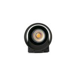 KOV BLACK ROUND WALL L LED 6W 2700K 23°