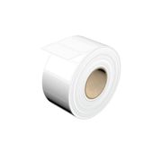 Device marking, Self-adhesive, halogen-free, 45 mm, Polyester, white