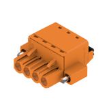 PCB plug-in connector (wire connection), 5.08 mm, Number of poles: 4, 
