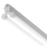 FFL T8 batten luminaires 2x58W ECG IP65 moisture-proof grey