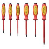 Screwdriver set, Insulated slotted and crosshead Phillips screwdriver 