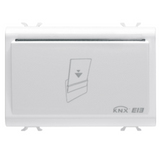 TRANSPONDER CARD HOLDER UNIT - KNX - 12/24Vac/dc - 3 MODULES - WHITE - CHORUS