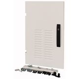 Device area door, ventilated, IP42, left, HxW=600x425mm, grey