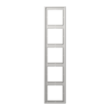 5-gang frame, light grey LS985LG