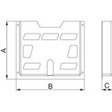 A3 plastic document pocket - 285x476x35 mm