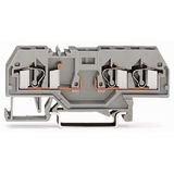 3-conductor carrier terminal block for DIN-rail 35 x 15 and 35 x 7.5 4