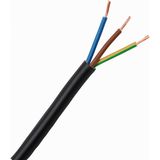 wire H05VV-F 3G1 black coil 5 m