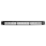 19"CAT6 PatchPanel 24PKeystone