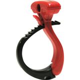 wraptor, small, red/black