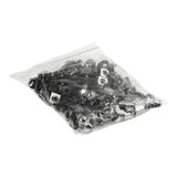 Set of 50 screws and cage nuts 9.5 inches