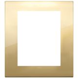 Classic plate 8M metal gold