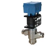 MVS661.25-0.4N - 2-port refrigerant valve, solder connection, PN 63, DN25, kvs 0.4, AC/DC 24 V, DC 0/2...10 V / 0/4...20 mA