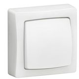 086003L 10AX bipolar switch Switchgear Surface mounted complete with automatic terminals - white