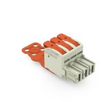 832-1103/343-000 1-conductor female connector; lever; Push-in CAGE CLAMP®