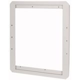 Add-on frame, for protective cover, IZMX16, grey