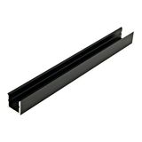 Aluminium profile KLR,  L-2000mm W-14mm H-13mm black