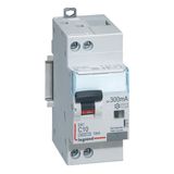 Monoblock differential circuit breaker DX³6000 10kA high inlet and low outlet U+N screw 230V~ - 10A - typeAC 300mA