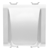CABLE OUTLET - 2 MODULES - GLOSSY WHITE - CHORUSMART