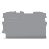 2000-1291 End and intermediate plate; 0.7 mm thick; gray