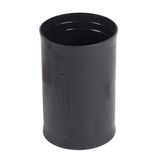 Black IP54 sleeve for pipe conduit Ø110mm