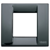 Classica plate 1-2M metal black