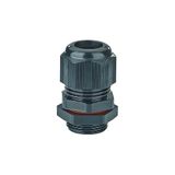 Cable gland Atex, IP66, M25, Black, Ex zone 2 and 22 (AXM 25)