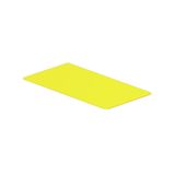 Device marking, Self-adhesive, halogen-free, 17 mm, Polyester, yellow