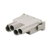 Contact insert (industry plug-in connectors), Pin, 630 V, 25 A, Number