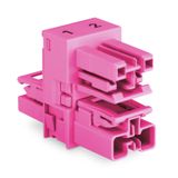 h-distribution connector 2-pole Cod. B pink