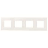 N2274.1 BL Frame 4-gang / 2+2+2+2-modules - Basic - White