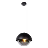 Lucide COOPER - Pendant light - Ø 30 cm - 1xE27 - Black