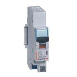 Phase+Neutral circuit breaker DNX³4500 6kA automatic terminal inlet and outlet - 1P+N 230V~ 10A curve D - 1 module