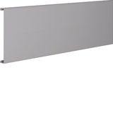 slotted trunking lid from PVC for BA7 width 120mm stone grey
