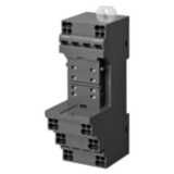 Socket, DIN rail/surface mounting, 31 mm, 8-pin, Push-in terminals