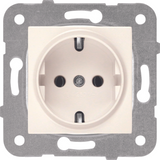Karre Plus-Arkedia Beige (Quick Connection) Earthed Socket