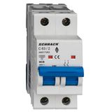 Miniature Circuit Breaker (MCB) AMPARO 10kA, C 63A, 2-pole
