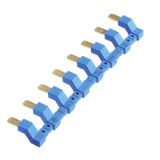 Jumper link 8-way blue for socket PUSH-IN S40,46,48,4C,55,86s (097.58)
