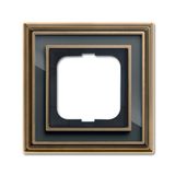 1721-845-500 Cover Frame Busch-dynasty® antique brass anthracite