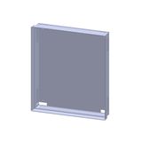 Wall box, 5 unit-wide, 28 Modul heights