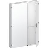 TH512S Floor-standing cabinet, Field Width: 5, Number of Rows: 12, 1850 mm x 1300 mm x 225 mm, Isolated, IP44