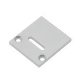 Profile endcap TBK square with cable entry incl. screws