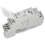 Relay module Nominal input voltage: 230 VAC 1 changeover contact gray