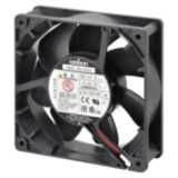 DC Axial fan, plastic blade, frame 120x38, low speed